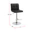 Tabouret tournant à hauteur réglable Beveard-90790216