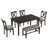 6 - Person Four Leg Dining Set-1983126829-1983126828-1983126831