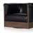 Walna Upholstered Swivel Barrel Chair