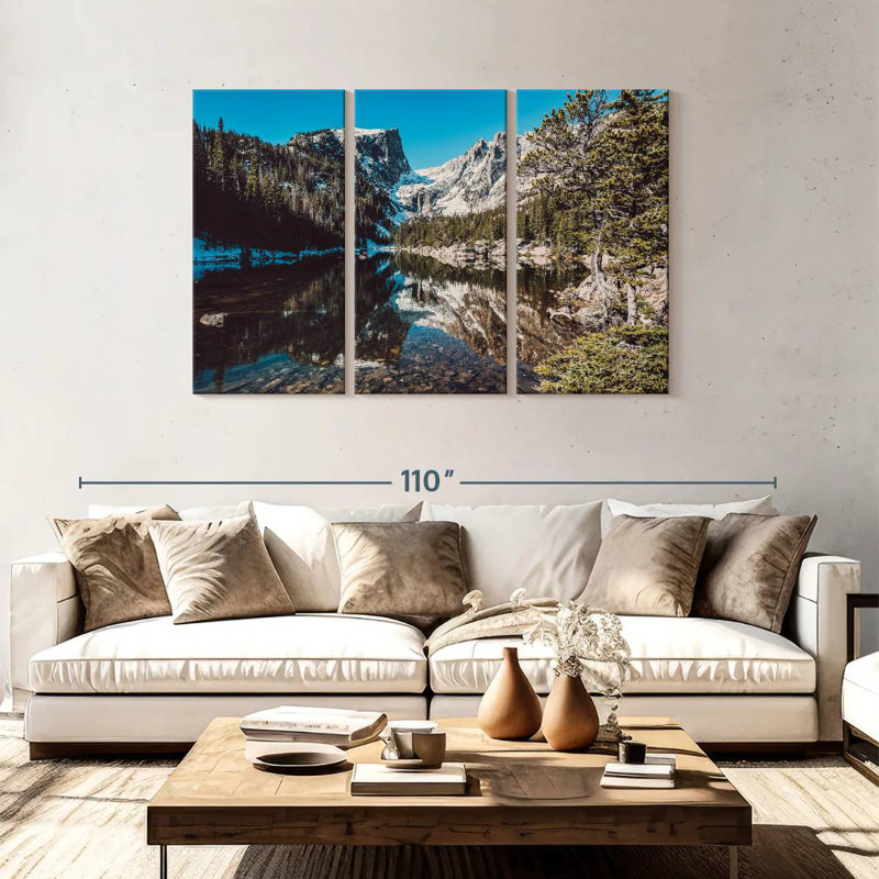 Alvord Snowy Colorado Mountains, 48" H x 74" W