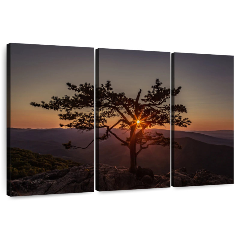 Harnek Blue Ridge Sunset, 24" H x 38" W