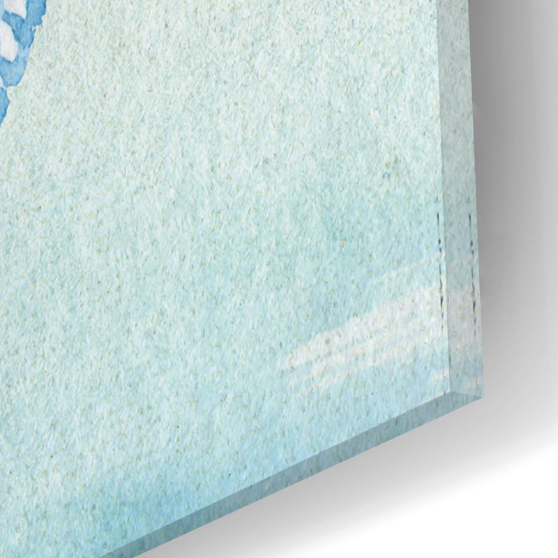 «Sea Life Anchor II» par Lisa Audit, art mural en verre acrylique, H 12 po x l 12 po x P 0,13 po