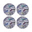 Sous-verres rond en cuir Pheasant-119015321