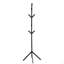 Coat Rack, Hall Tree, Free Standing, 8 Hooks, Entryway, 70"h, Bedroom, Black Metal, Contemporary, Modern