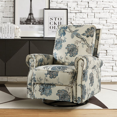 Adella 34'' W Rocking Swivel Nursery Recliner