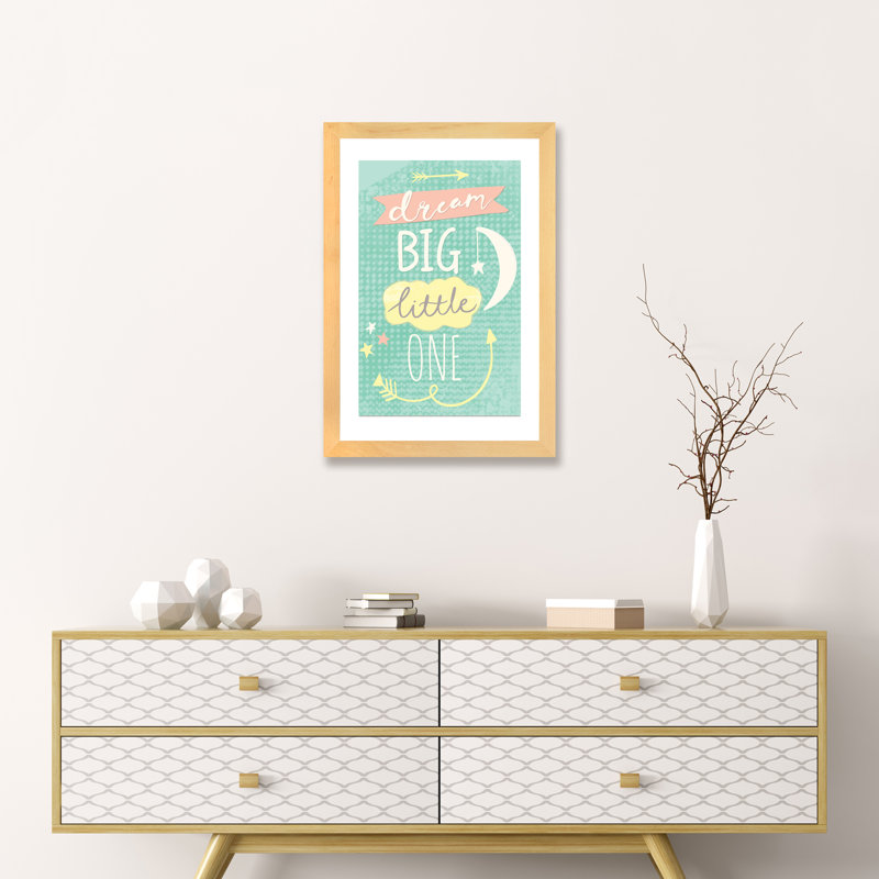 «Hello Sweet Baby», art encadré, H 32 po x l 24 po x P 1 po, Papier encadré naturel