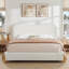  Lit plateforme tapissier Woodcroft-344703262