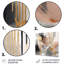 Rayures et cercles abstraits couleurs douces - Décoration murale abstraite en métal marbré-805919612