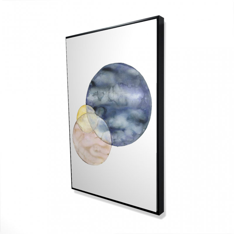 Circles Print On Canvas