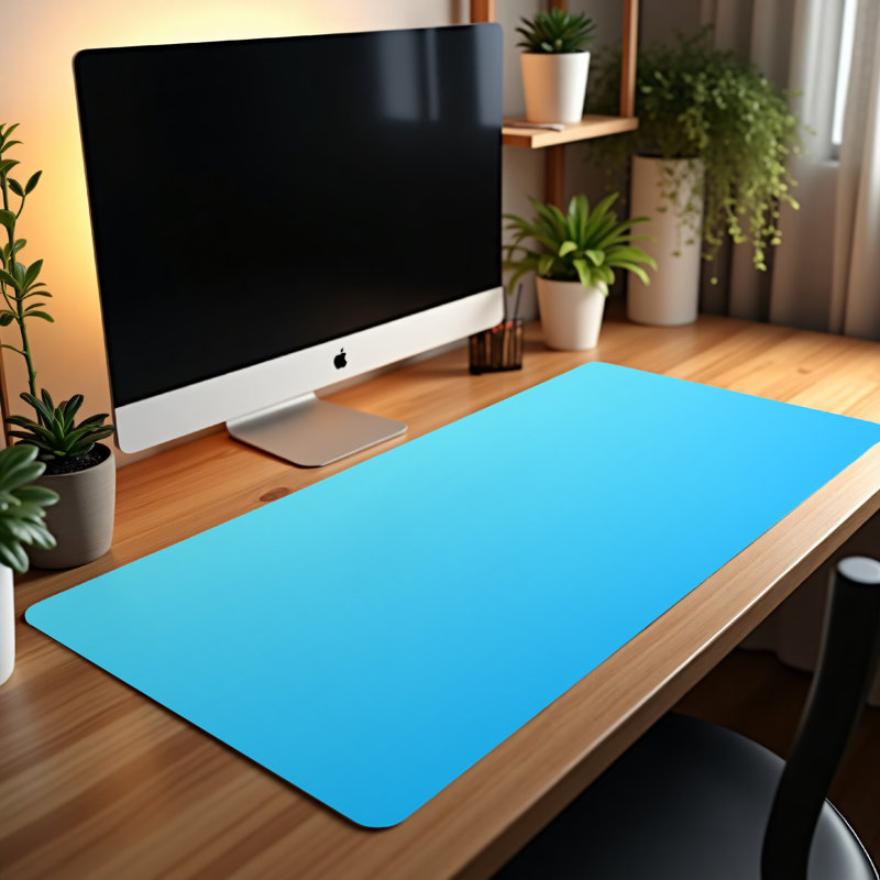 Polyester Desk Pad, 14.4x12.1