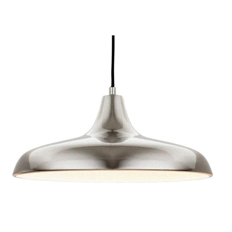 Curtis 1 - Light Dome Pendant, Brushed Steel