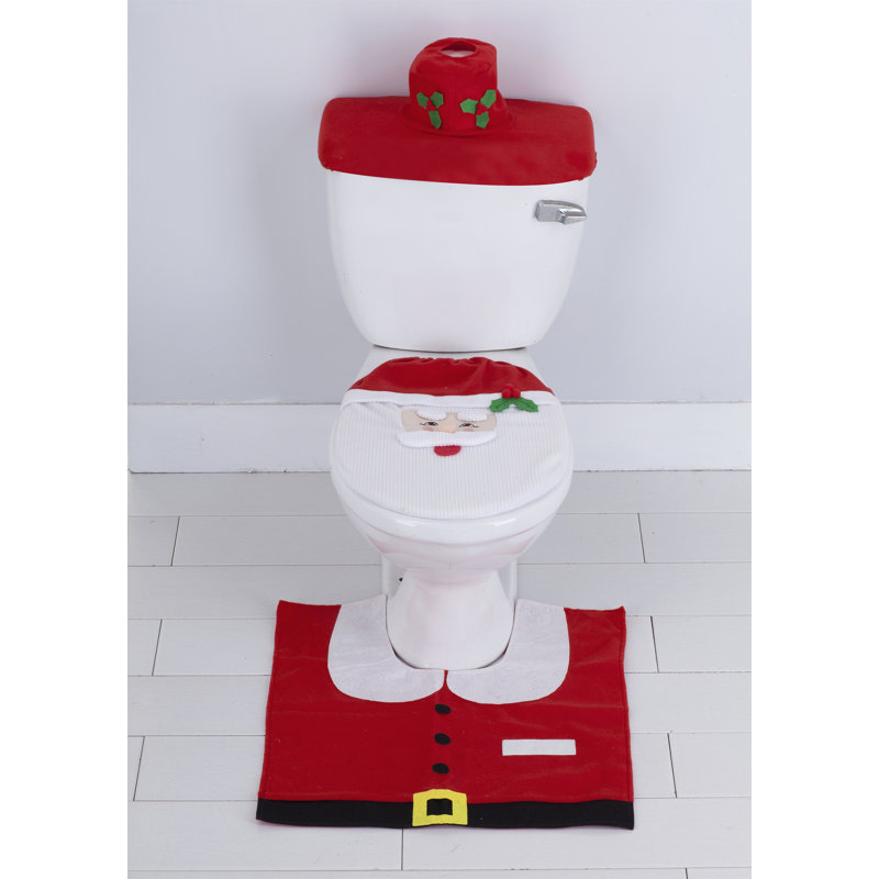 Adarsh Non-Slip Bath Rug and Toilet seat Cover