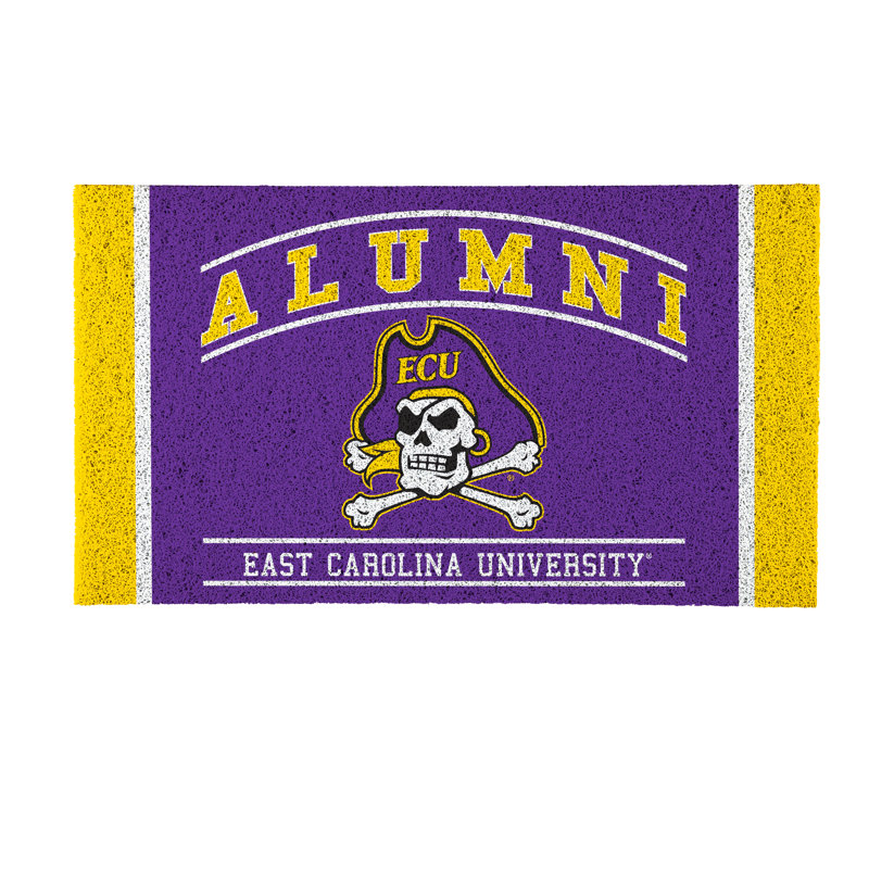 Tapis en PVC pour anciens étudiants de l'Université East Carolina, 28 po x 16 po