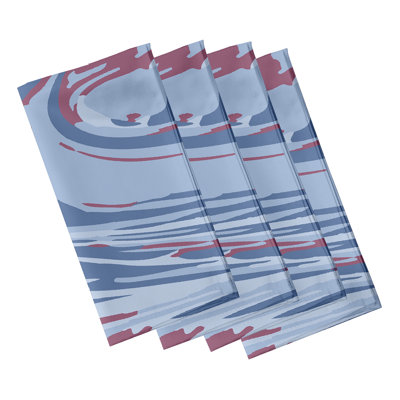 Amatul Polyester Geometric Square Napkin