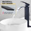 Robinet de lavabo vasque de salle de bain à poignée simple avec bonde escamotable-108737641