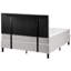 Upholstered Fabric Bed with Mattress-1814271312-1814271315