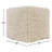 Hygge 18" Upholstered Pouf