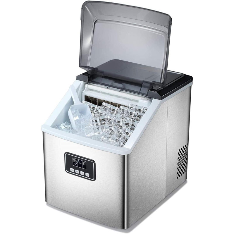 YUKOOL 48 Lb. Daily Production Cube Ice Portable Ice Maker