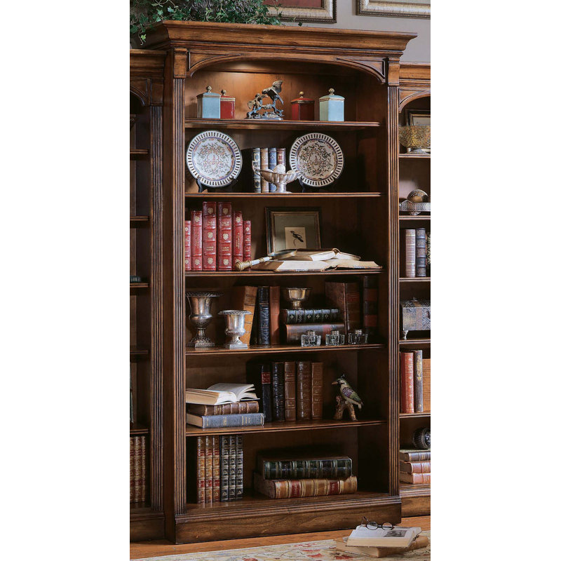 Brookhaven Open Bookcase, 82.25" H x 45" W x 17.5" D