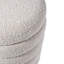 Avayah 45cm Wide Round Footstool Ottoman with Storage