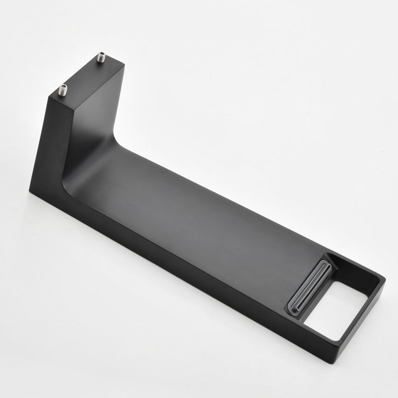 Matte Black Brass Wall Mount Waterfall Bathroom Faucet