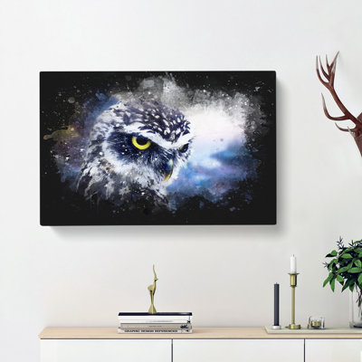 Owl In Nepal - Wrapped Canvas
