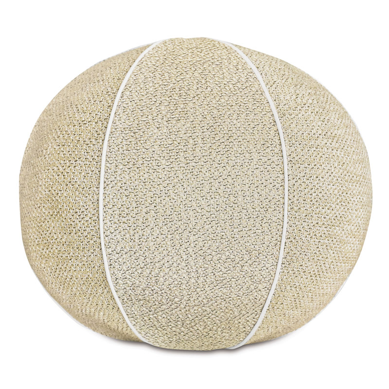 Coussin décoratif Downwind, Crème, crème