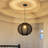 Brois 1 - Light 20″ Globe Black Woven Pendant