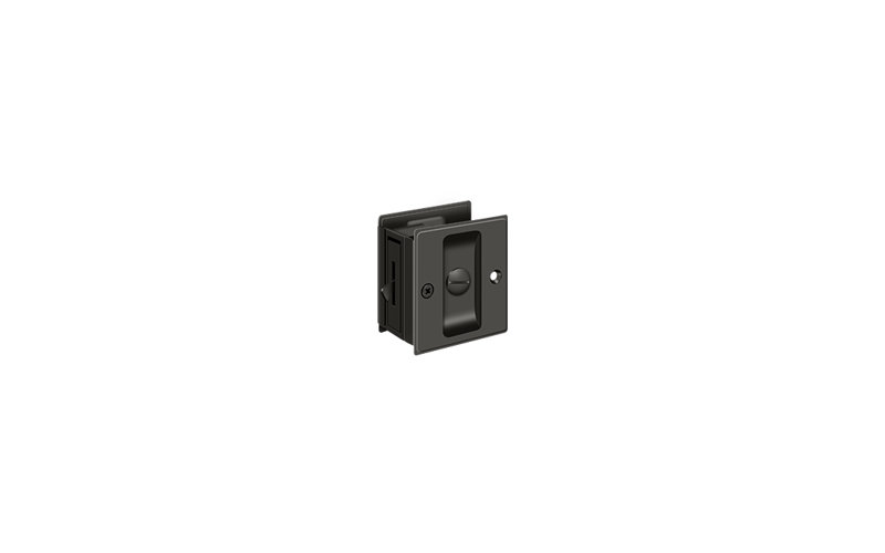 Brass Pocket Door Hardware, Oil-Rubber Bronze