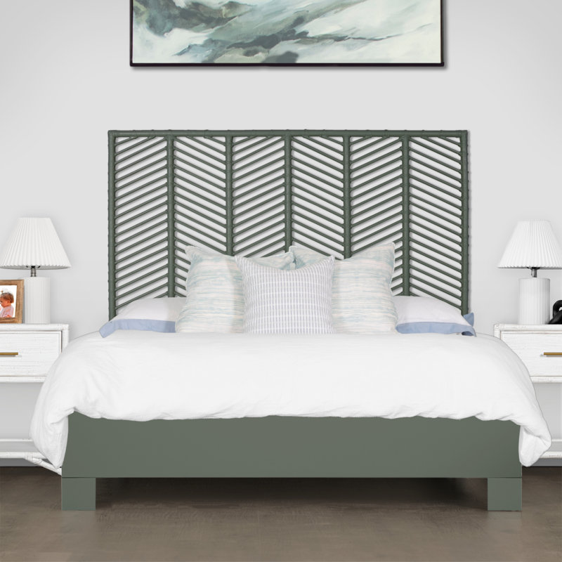 Liam Headboard, Queen, Evergreen