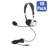 Mobile-Ready School Multimedia Stereo Headsets with Volume Control and Boom Microphone (Set of 10)