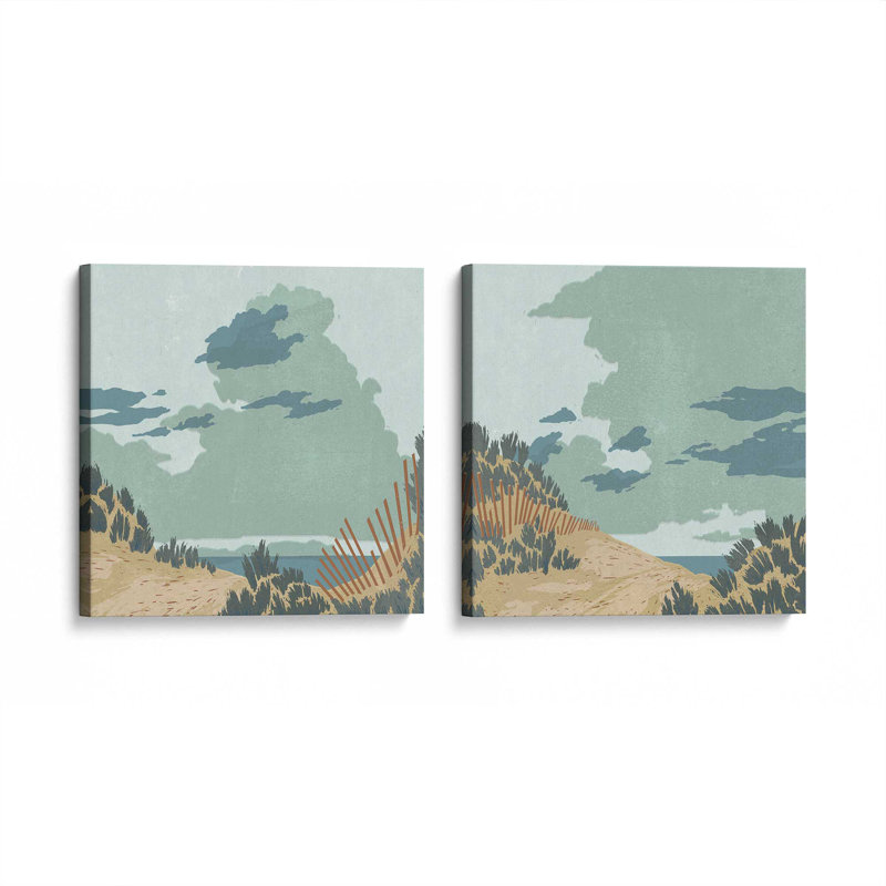 Ensemble de 2 dunes et clôtures, H 12 po x l 24 po, Toile tendue