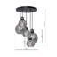 Vandewa 5 - Light Black/Gold Sphere Pendant