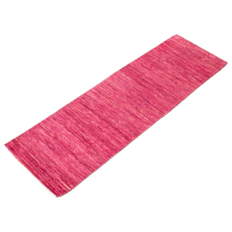 Tapis unique en laine noué à la main rose foncé New Age Rheanon 2 pi 8 po x 8 pi 2 po