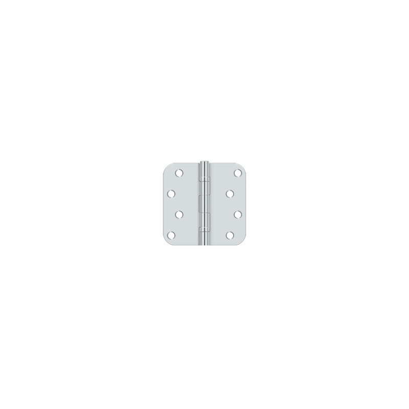64'' x 64'' Steel Surface Mount Hinge, Polished Chrome