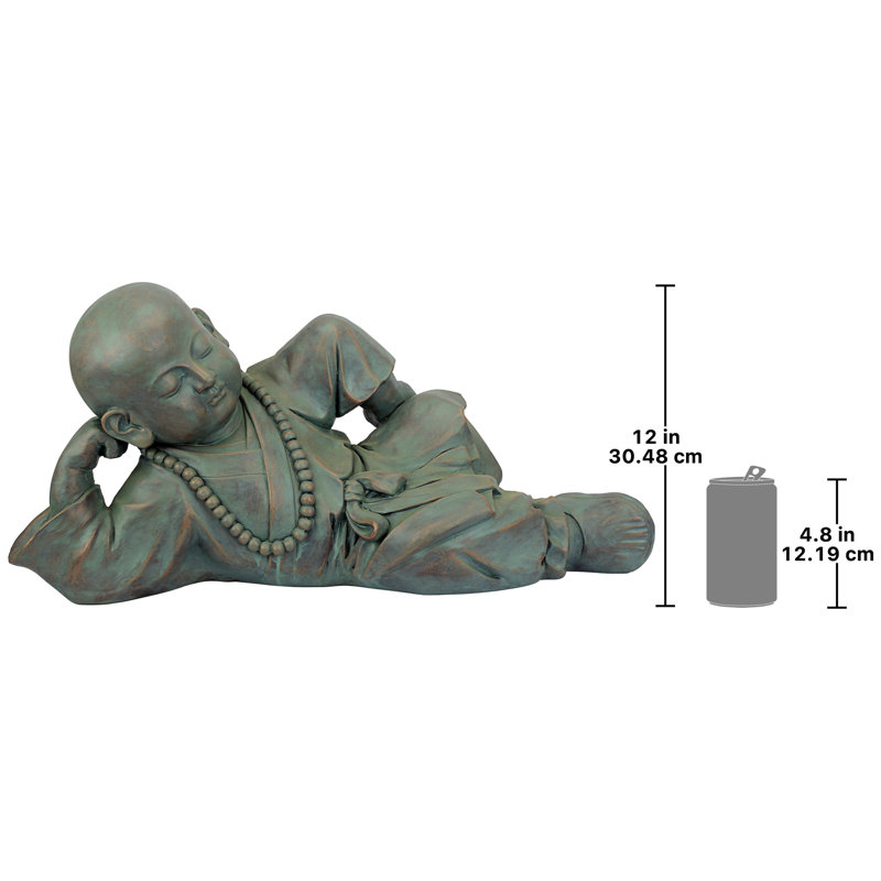 Statue de jardin bouddha pour bébé repose-serene