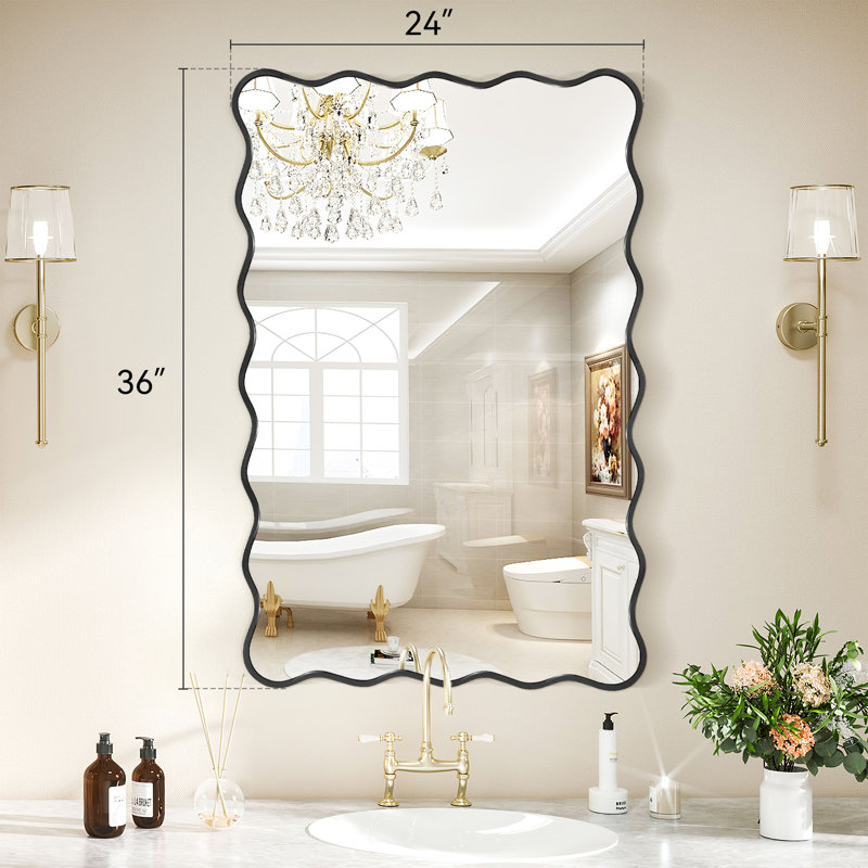 Miroir Luxury Luxury, Noir, 36" x 24"