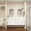 Meuble-lavabo mural double 60 po Victoria-94524408