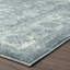 Tapis bleu à motif floral Manasi-59388692