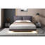 Lit plateforme tapissier avec 2 dossiers, gris, grand-1788739498-1788739492