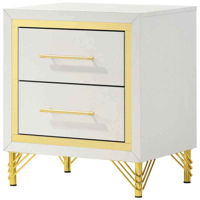 Table de chevet 2 tiroirs Chesney