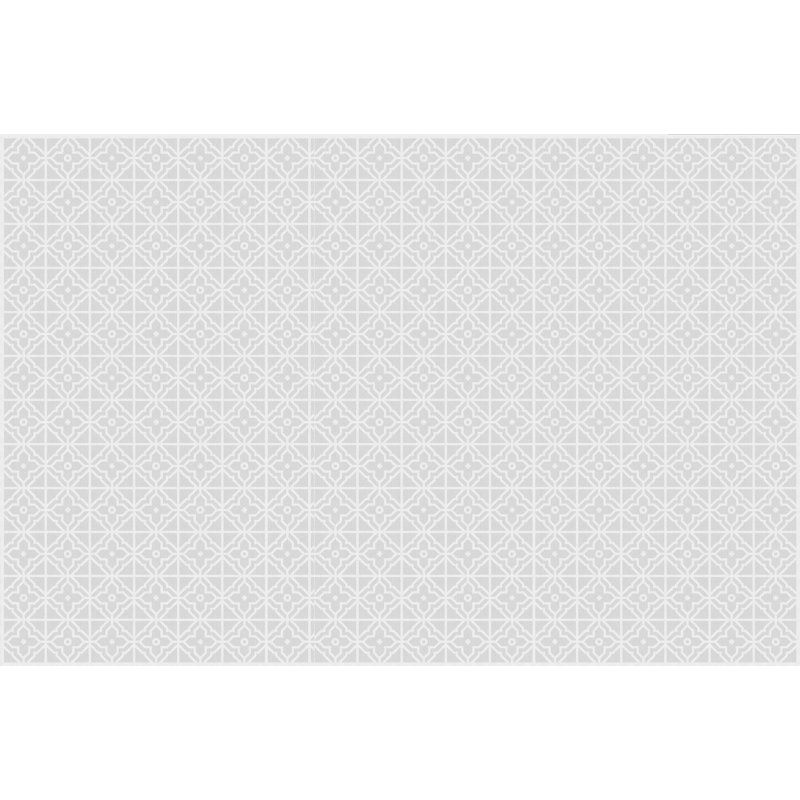 Vinyl Mat Tobiah in Light Grey, 133 x 200cm (rectangular)