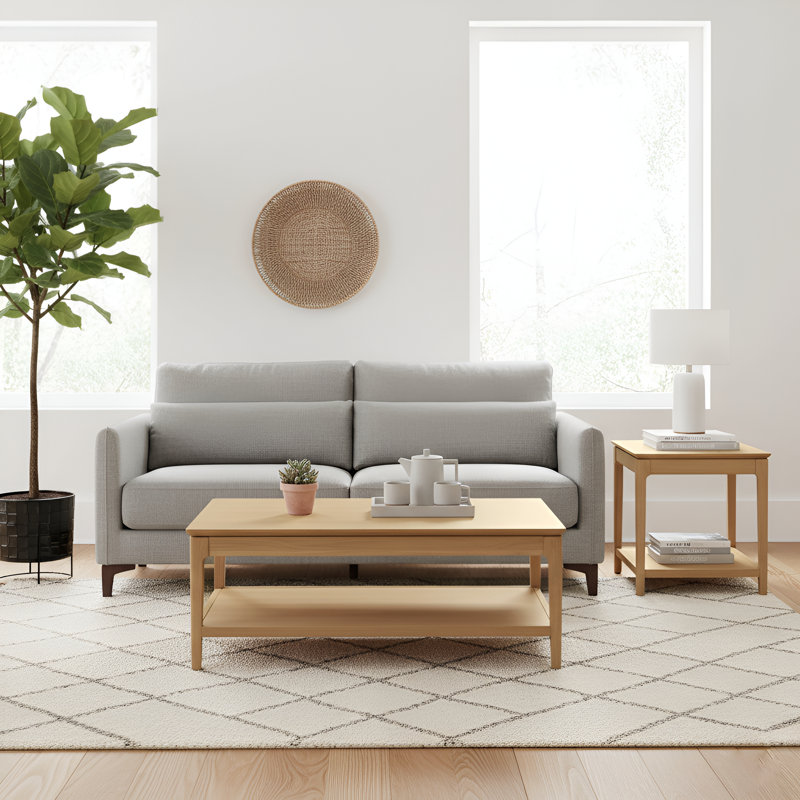 Rise Coffee Table, Light Oak