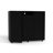 Milano Double Door Cabinet Dresser, Two Drawers, Four Interior Shelves, Rod, Black -Bedroom