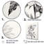 «Black and White Vibrant Dahlia Delight», reproduction sur toile-633908245-633908240