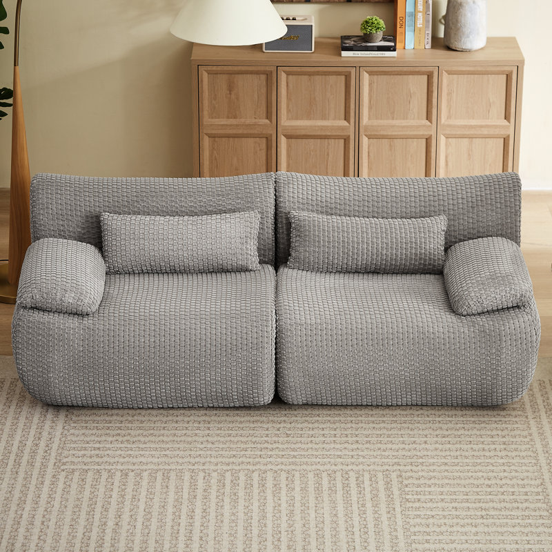 30.96 " Corduroy Loveseat