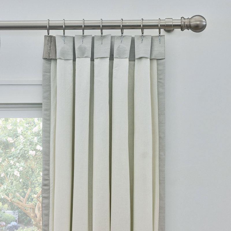 Tilda Room Darkening Curtain, 40" W x 120" L, Right