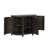 Curved 3 Door Hallway Accent Chest