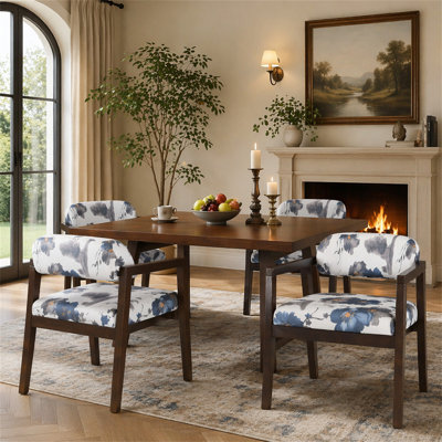 Chaise avec accoudoirs de salle à manger (ensemble de 2)