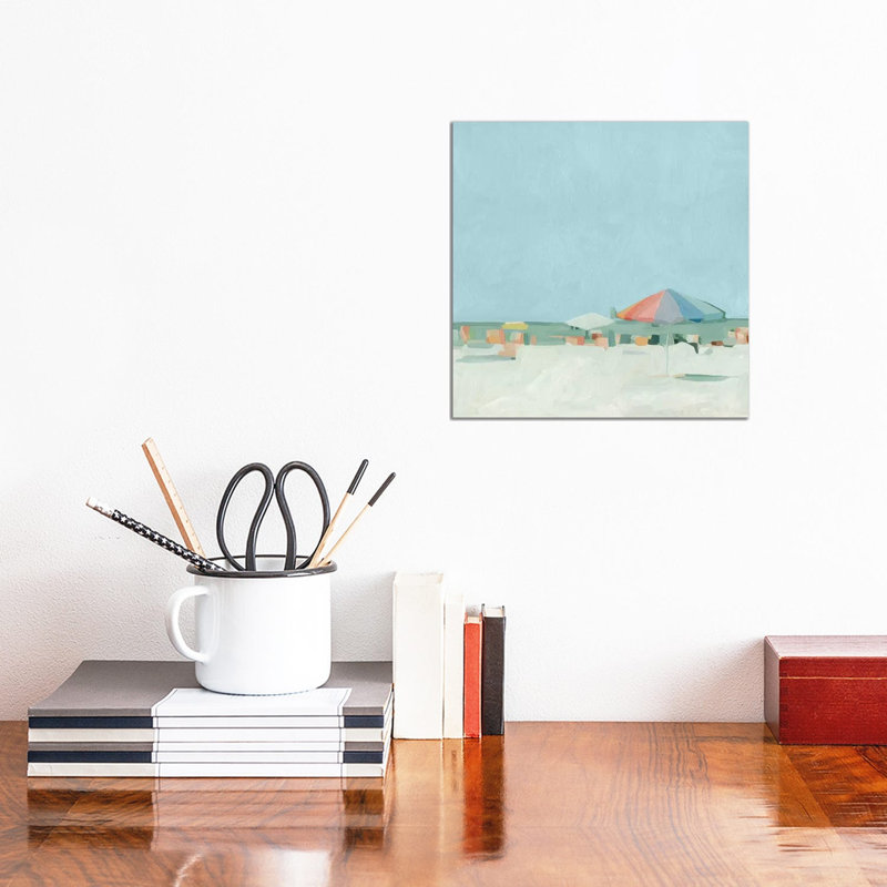 «Summer Palette II» par Emma Scarvey, reproduction d'art sur toile tendue, H 12 po x l 12 po x P 0,75 po